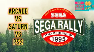 Sega Rally (Arcade vs Saturn vs PS2) side by side comparison. Emulated on the V2 Elite Console.