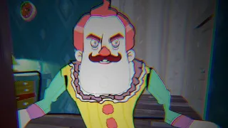 HELLO NEIGHBOR CARTOON CLOWN NEIGHBOR JUMPSCARE - Hello Neighbor Mod