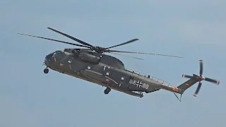 Sikorsky CH-53 Special Luftwaffe German Air Force Flypast Landing & Takeoff at ILA 2016 Berlin