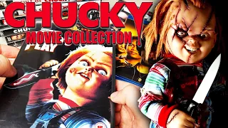 CHUCKY! Child's Play Horror Movie Franchise Blu-Ray & DVD Collection