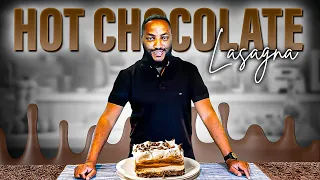 HOT CHOCOLATE LASAGNA | EASY NO BAKE DESSERT RECIPE!!