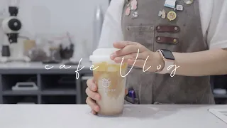 ENG)Cafe vlog 🎂 Today is Aya Coffee's 1st birthday 🥳🎉