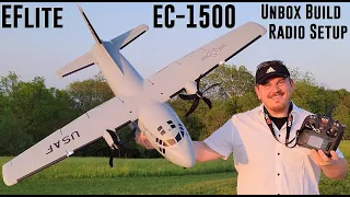 E-flite - EC-1500 V2 - Twin 1.5m - Unbox, Build, & Radio Setup