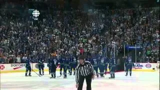 Vancouver Canucks Salute Fans Game 7 Stanley Cup Finals