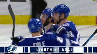 Nikita Kucherov assists on three Lightning goals vs Kraken, includes his 400 NHL pass (13 dec 2022)