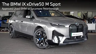 The BMW iX xDrive50 M Sport - Approved Used BMW at Sycamore Peterborough | 4K