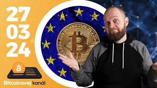 Zakáže EU anonymní platby Bitcoinem? 🇪🇺 | Soud s Ripple Labs ⚖️| Zranitelný Apple 🍎- CEx 27/03/2024