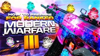 How to BEST PREPARE for MW3 Ranked Play!!