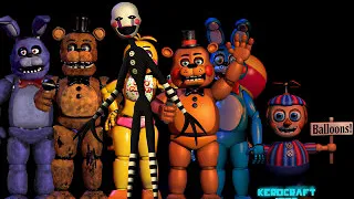 All Five Nights At Freddy's Animatronics