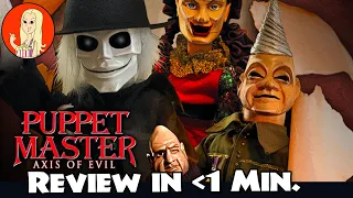 Puppet Master 9 Reviewed in Under a Minute - The Fangirl #Shorts