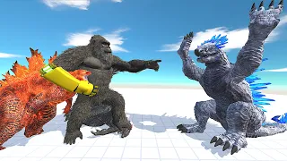 Kong Glove BEAST defeat Evolved Godzilla and Thermonuclear Godzilla then face off against Shimo