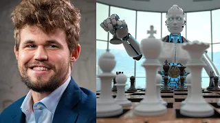 Magnus Carlsen VS melhor COMPUTADOR do mundo! Magnus Carlsen x Stockfish