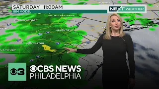 When rain arrives today around Philadelphia, Delaware, Jersey Shore