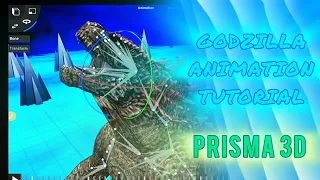 How to make a Godzilla Animation (Prisma 3d tutorial)