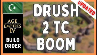 Aoe4 | Ottomans Build Order | Drush 2 TC Boom