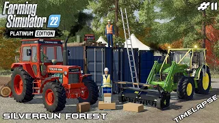 Building a new TREE TRUNK PALLET PRODUCTION | Silverrun Forest | FS22 Platinum Edition | Episode 11