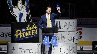 Chris Pronger's jersey retirement speech