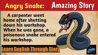 English Story || Angry Snake🐍 || Best Pixel English || Learn English through story ||