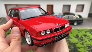 1:18 BMW E34 M5 Touring 1994, Mugello Red 274 - Otto-mobile [Unboxing]