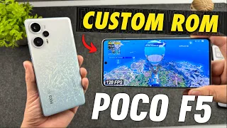 POCO F5 con CUSTOM ROM = UNA BESTIALIDAD 🔥😱