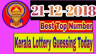 21-12-2018 Kerala Lottery Guessing 100 % Winning Number