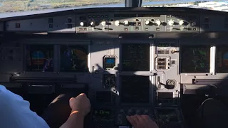 Landing at Barcelona Airport (LEBL) Airbus