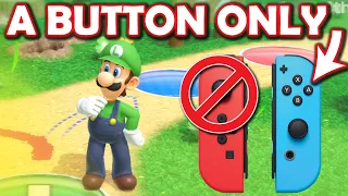 Luigi wins by doing "absolutely nothing" (A-button ONLY challenge) Mario Party Superstar Woody Woods