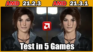AMD Driver (21.2.3) vs (21.3.1) Test in 5 Games RX 480 in 2021 |1080p