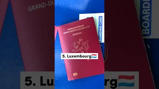 Top 10 Strongest Passports In The World 🌍 #shorts #top10 #2023