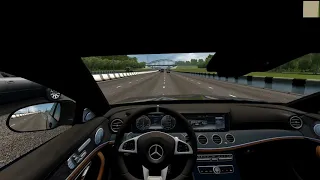 City Car Driving - Mercedes E63 AMG. Езда под музыку.