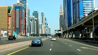 DUBAI Beautiful Tour |4K| From Sheikh Zayed Road to Pakistan Embassy 2023