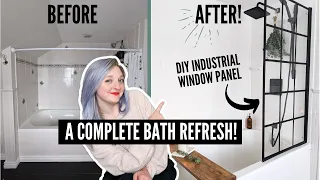 My shower gets a budget-friendly DIY refresh! | HOME MADE HOME | DIY Danie