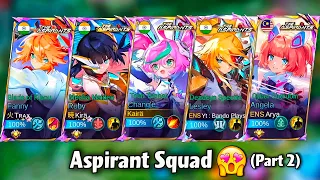 ASPIRANT SQUAD!🤯🔥 Chang'e, Lesley, Angela, Ruby, Fanny❤️