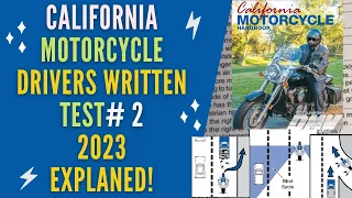California motorcycle written test 2023. Get perfect score in CA Motorcycle Permit Test .