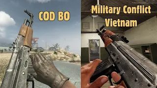 Call of Duty Black Ops vs Military Conflict: Vietnam (Early Access) Weapon Comparison