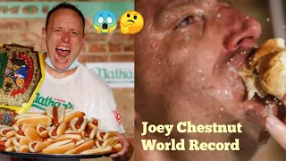 Joey Chestnut sets World Record for Hotdog Eating Contest