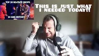 TOP 20 BEATBOX DROPS IN GBB HISTORY || MY REACTION