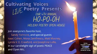 Cultivating Voices 4th Annual Holiday Poetry Open House - 17Dec2023