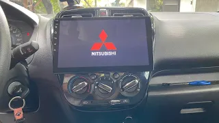 DIY 10 inch Android head unit on stock panel Mitsubishi Mirage G4 for less than PHP 3,000