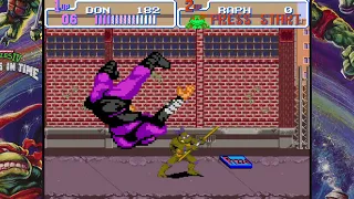 TMNT4: Turtles in Time SNES in Teenage Mutant Ninja Turtles: Cowabunga Collection - Hard No Rewind