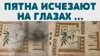 СВЕРХМОЩНЫЙ способ для чистки КОВРА, ПАЛАСА, ДИВАНА, МЕБЕЛИ