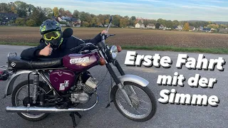 Das erste mal SIMSON S51 fahren