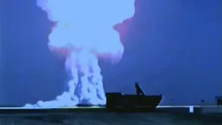 Russian Rocket Launcher Nuclear Test