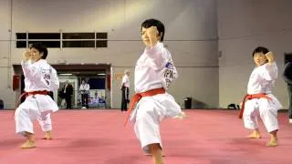 Female Team Kata Japan warming up - World Karate Championships Paris 2012 | WORLD KARATE FEDERATION