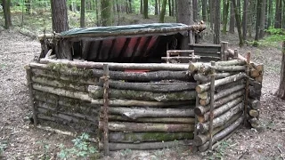 Building A Super Shelter In The Woods (Part 1)