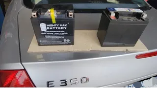 Auxiliary Battery Diagnosis & Replacement. Mercedes E350 - W211