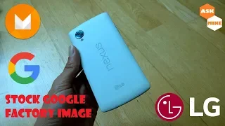 Google LG Nexus 5 Flash Google Factory Image Android 6.0.1 Marshmallow