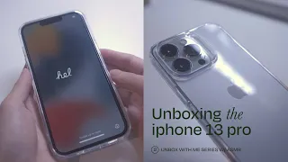 iPhone 13 Pro Aesthetic Unboxing | Silver | ASMR