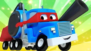 Детские мультфильмы с грузовиками - Летний поезд - Трансформер Карл в Автомобильный Город 🚚 ⍟
