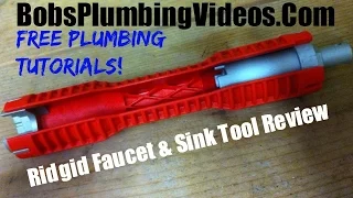 Cool Tool From Ridgid - Faucet and Sink Wrench